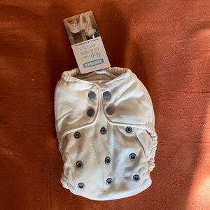 Thirstie’s Natural Fitted Cloth Diaper